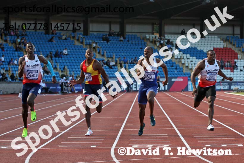 Mens 100 metres, World Championship Team Trials, Alexander Stadium, Birmingham